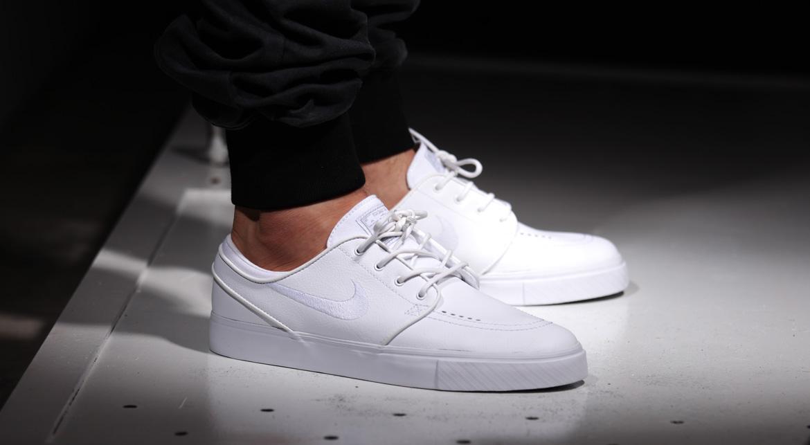 White nike hot sale stefan janoski